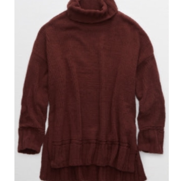 Oversized turtleneck sweater - Picture 1 of 5